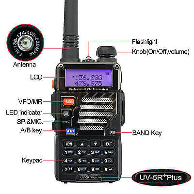 Radio Baofeng UV-5R plus