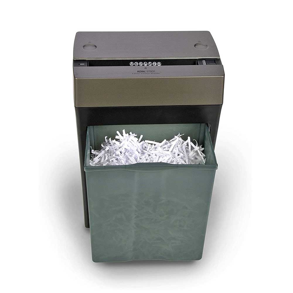 ROYAL DESTRUCTORA DE PAPEL ST80X 8 PAGINAS CORTE CRUZADO 11L.