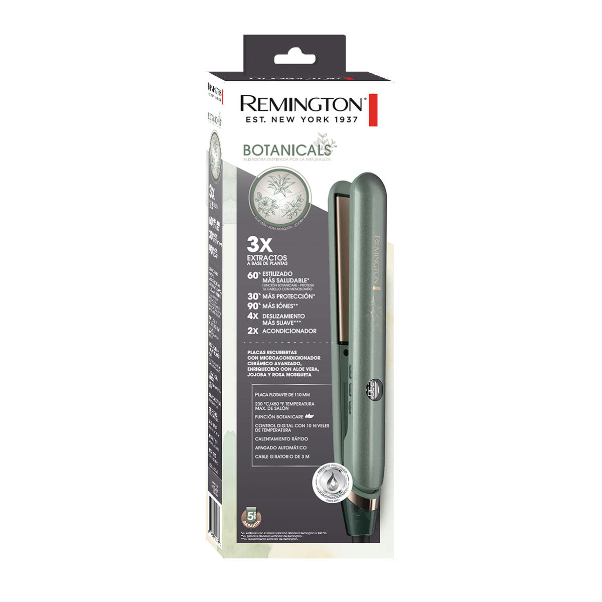 Remington plancha alisadora botanicals S32A-110F