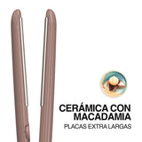 Remington plancha alisadora ceramica con macadamia - S6300M (110)