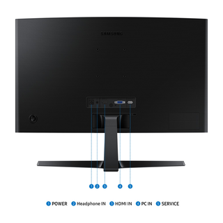 Samsung monitor LED curvo 24" LS24D366GANXZA