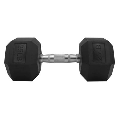 Stingray mancuerna neopreno con barra cromada 25Lb Sfmancrom