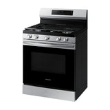 Estufa Gas 30" 5 Quemadores Hornalla Doble De 17 000 Btu Plateado
