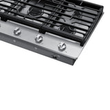 Plantilla Gas 36" 5 Quemadores Acero Inoxidable