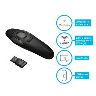 Targus puntero laser wireless presenter puerto usb-AMP16US