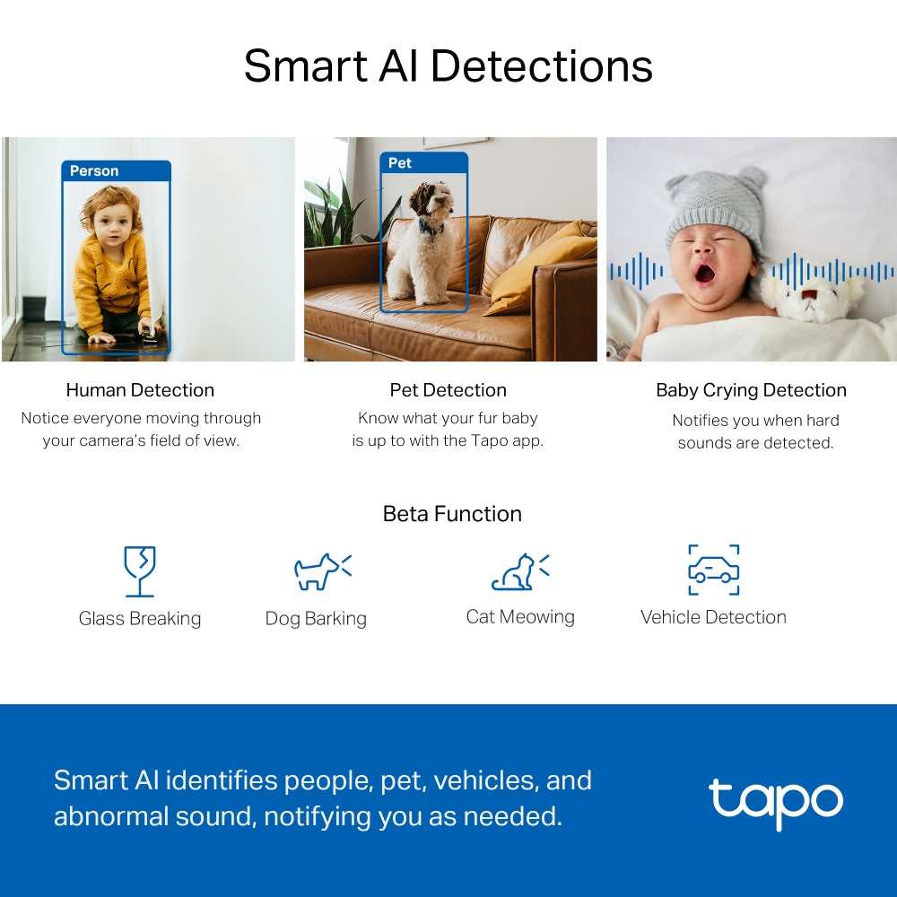 TP-link camara Wi-Fi vigilancia 360º - Tapo C220