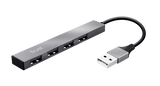Trust adaptador 4-puertos mini hub USB - 23786