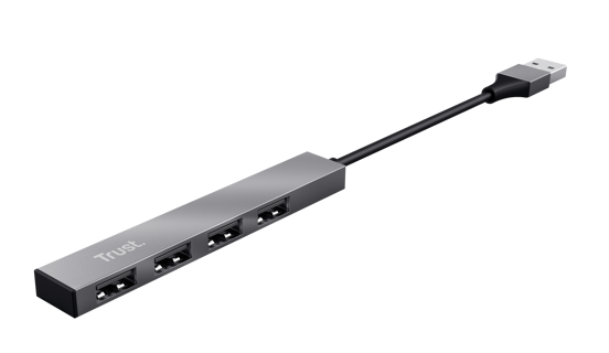 Trust adaptador 4-puertos mini hub USB - 23786