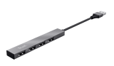 Trust adaptador 4-puertos mini hub USB - 23786