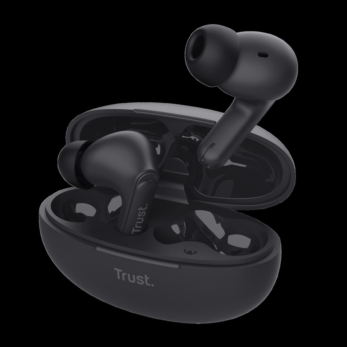 Trust audifonos bluetooth color negro microf  c/cancelacion de ruido - 25296
