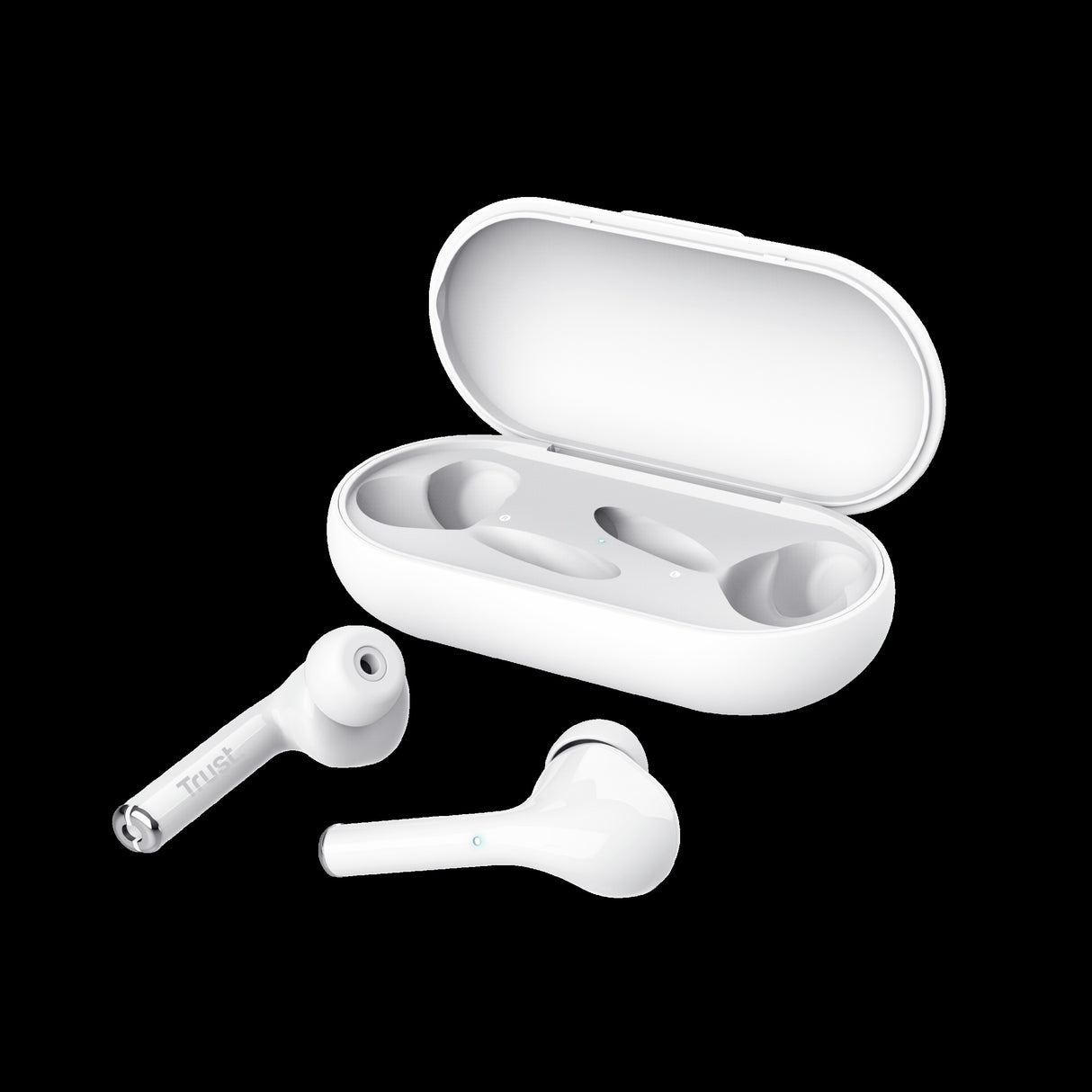 Trust audifonos bluetooth wireless color blanco inalambrico extralargo - 23705