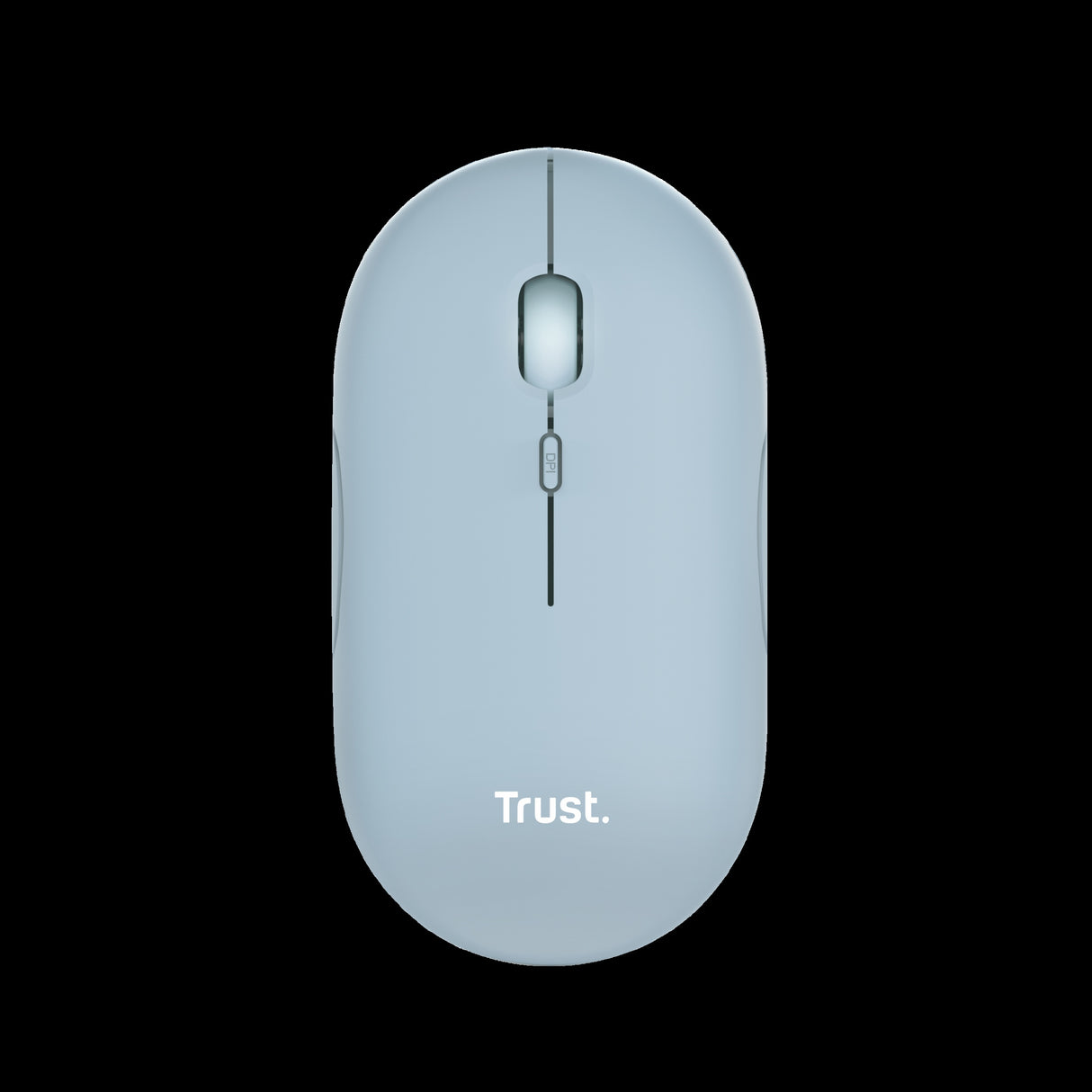Trust  mouse recargable inalambrico silencioso color azul - 24126