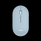 Trust  mouse recargable inalambrico silencioso color azul - 24126