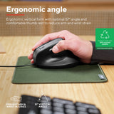 Trust mouse ergonomico alambrico color negro angulo vertical - 25144