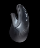 Trust mouse ergonomico color negro inalambrico vertical - 23507