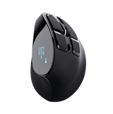 Trust mouse ergonomico inalambrico recargable color negro - 23731
