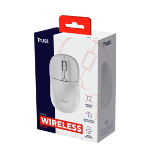 Trust mouse inalambrico color blanco - 24795