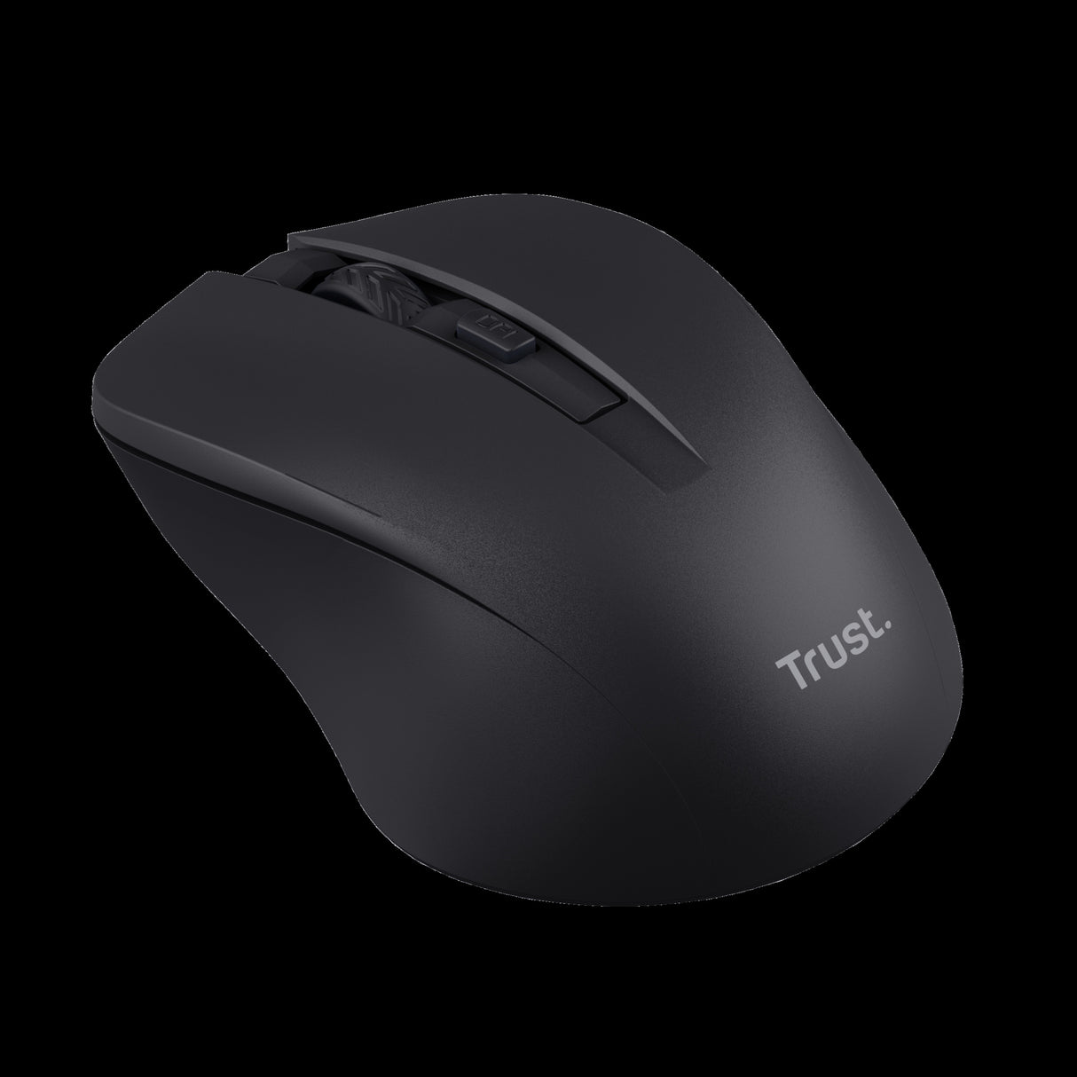 Trust mouse inalambrico eco  color negro silencioso - 25084