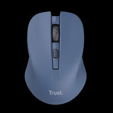 Trust mouse inalambrico eco  color azul silencioso - 25041