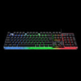 Trust teclado gamer color negro iluminado en español - 23823