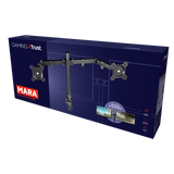 Trust brazo para monitor dual flexible - 23941