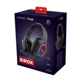Trust audifonos alambricos gamer iluminacion led multicolor - 25331
