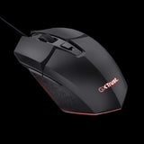 Trust mouse alambrico gamer color negro iluminado - 25036