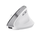 Trust mouse vertical ergonomico inalambrico Bayo color blanco recargable - 25398