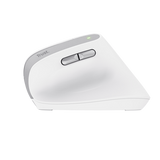 Trust mouse vertical ergonomico inalambrico Bayo color blanco recargable - 25398