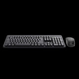 Trust combo teclado y mouse inalambrico silencioso TKM-360 en español - 25356 CAJA MARRÓN