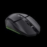Trust mouse gaming inalambrico GXT 110 Felox recargable con iluminación LED multicolor negro - 25037