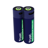 Trust pilas AA recargables en USB-C azul - 25584