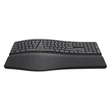 Trust keyra teclado inalambrico multidispositivo ergonomico US - 25459