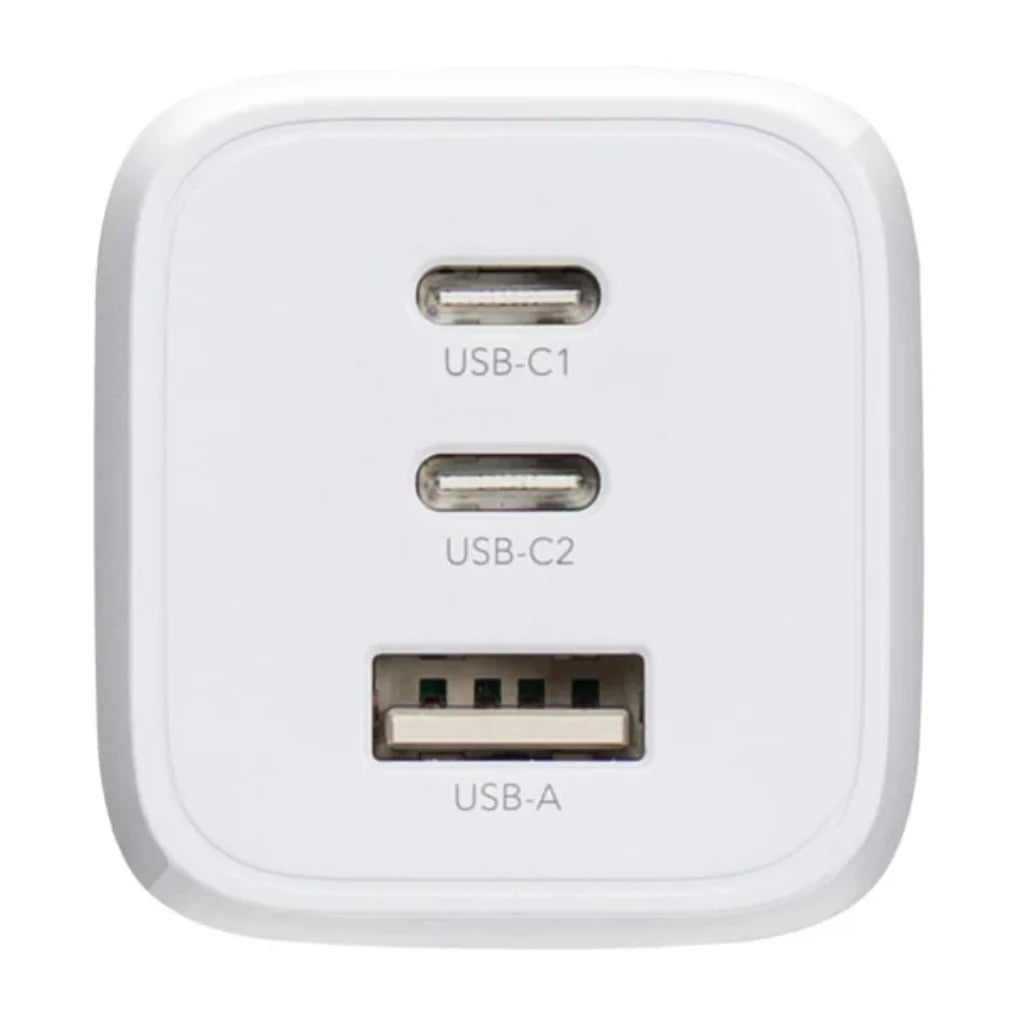 Targus cargador multi port GaN de pared 65W blanco -  APA11606TT