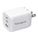Targus cargador multi port GaN de pared 65W blanco -  APA11606TT