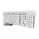 Trust ODY II teclado y raton inalámbricos y silenciosos blanco - 25467