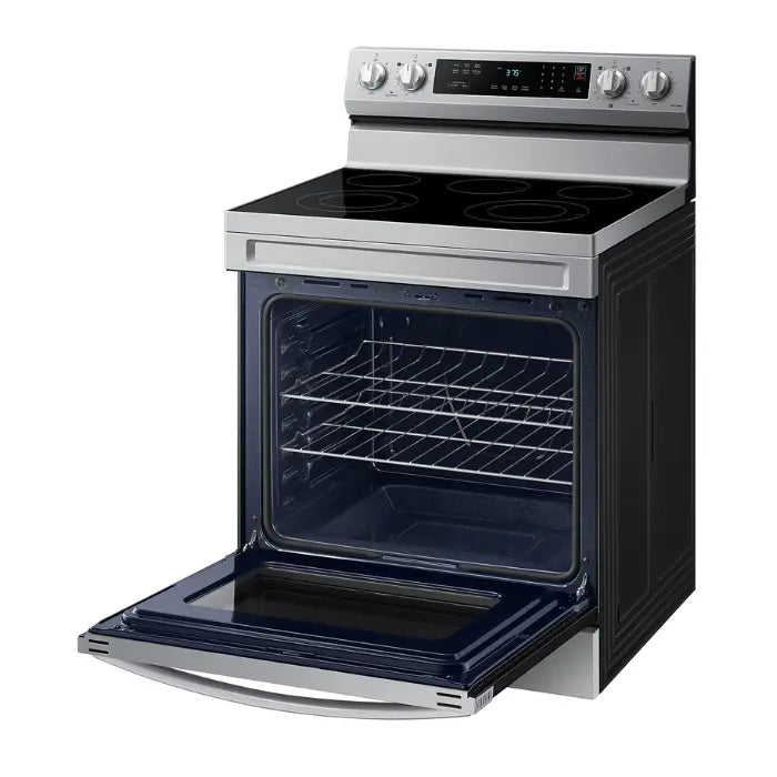 Estufa Electrica 30" 5 Quemadores Convección Por Ventilador Silver Wifi
