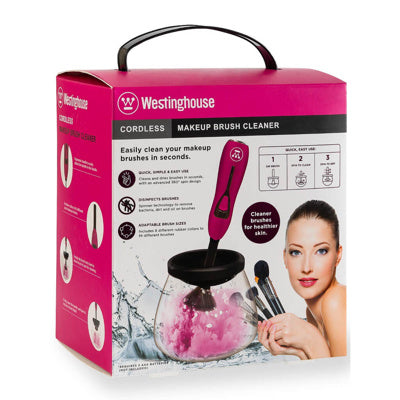 Westinghouse limpiador de brochas de maquillaje usa bateria (aaa x 2) WH1128