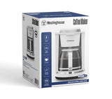 Westinghouse cafetera 12 tz con filtro blanca - WKCMYD19WH