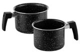 Westinghouse set de 2 ollas para leche marmol negro 12cm WCCS000902AMBB