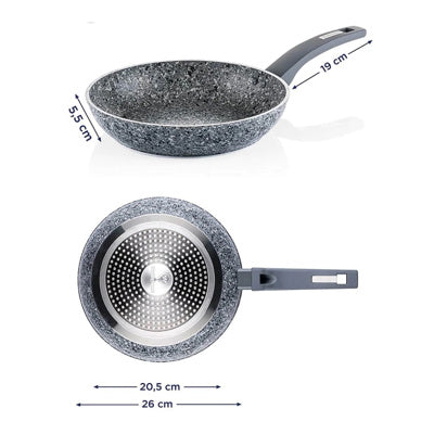 Westinghouse sarten granito gris 26cm WCFP0070026GGY