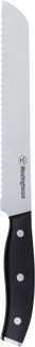 Westinghouse cuchillo para el pan   8""/20cm espiga completa mango suave con remaches triples - WCKTSC15211"