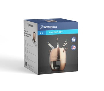 Westinghouse juego de fondue inoxidable