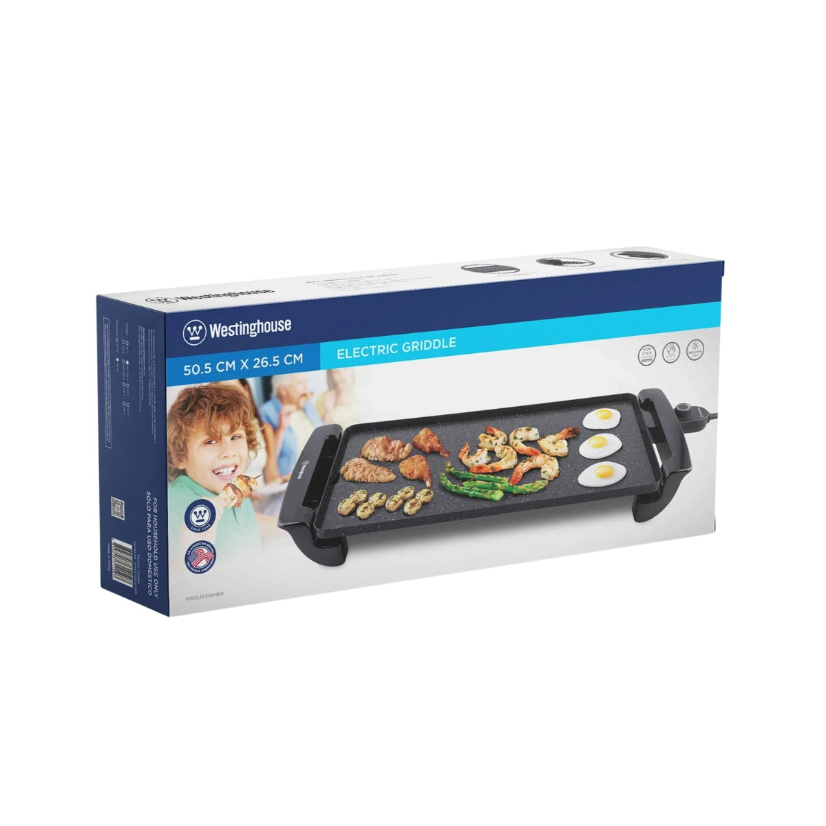 Westinghouse plancha de cocina electrica 1500W - WKGL13206