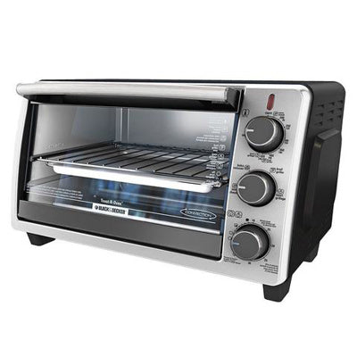 Black + Decker horno de conveccion 6 rebanadas inox TO1950SBD