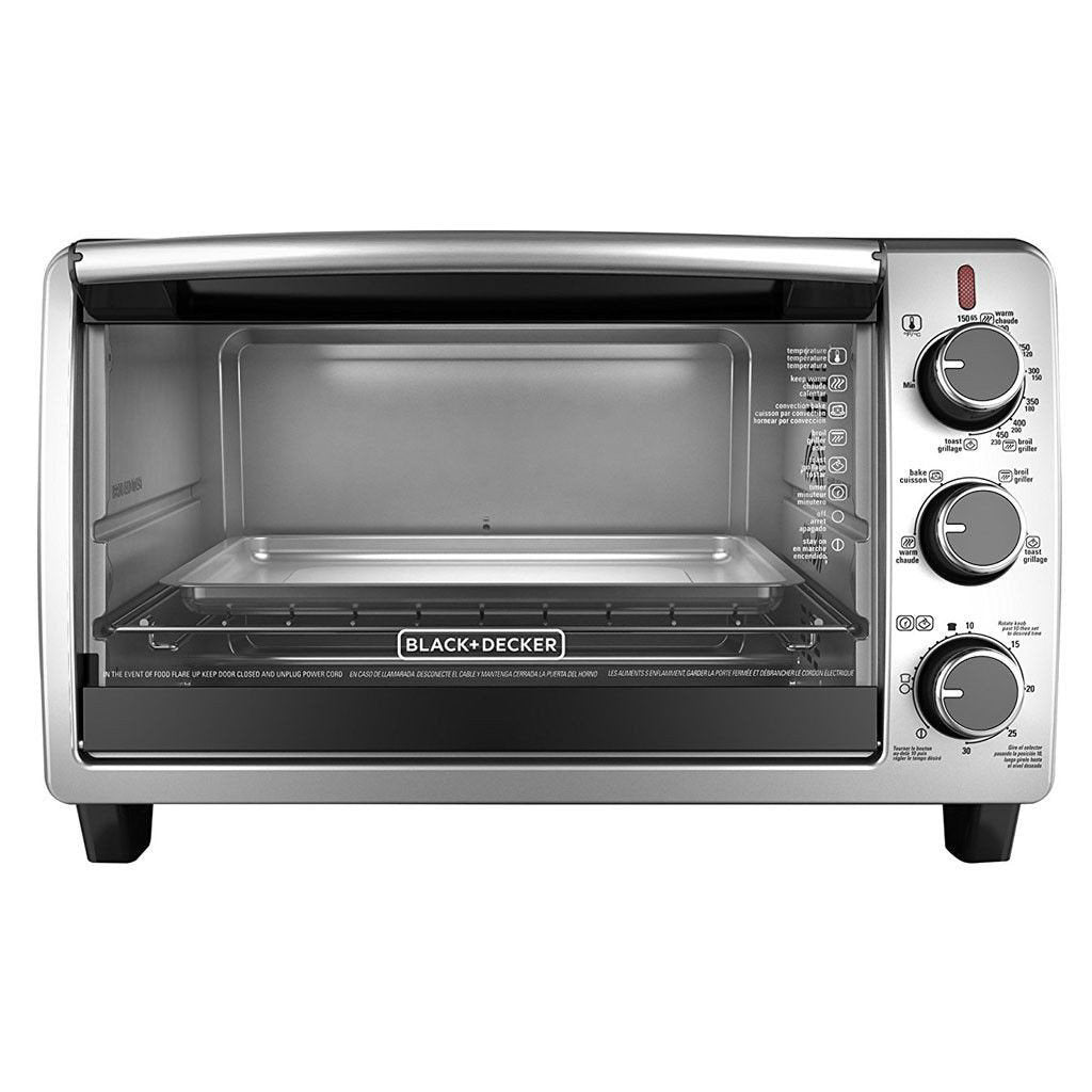 Black + Decker horno de conveccion 6 rebanadas inox TO1950SBD