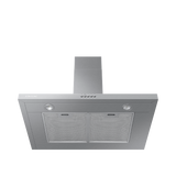 Campana 30" 200 CFM 2 velocidades luces LED 53 dBA Silver