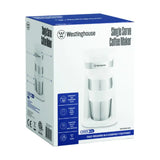 Westinghouse cafetera individual con mug térmico blanca - WKCMGO11WH