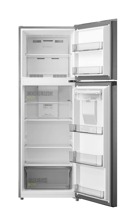 Midea refrigerador top mount 10 pc Lake silver MDRT385MTM50W