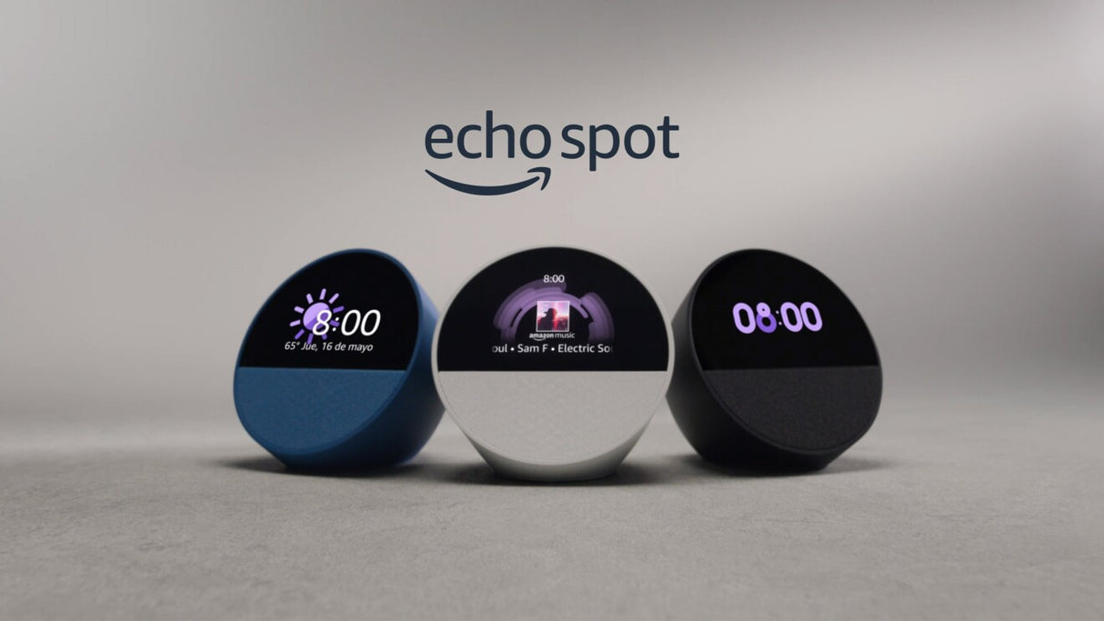 AMAZON ECHO SPOT (2024) ALEXA DESPERTADOR INTELIGENTE CA